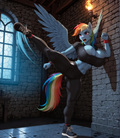 Rainbow Dash #02 Double Sided Card