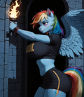 Rainbow Dash #04 Double Sided Card