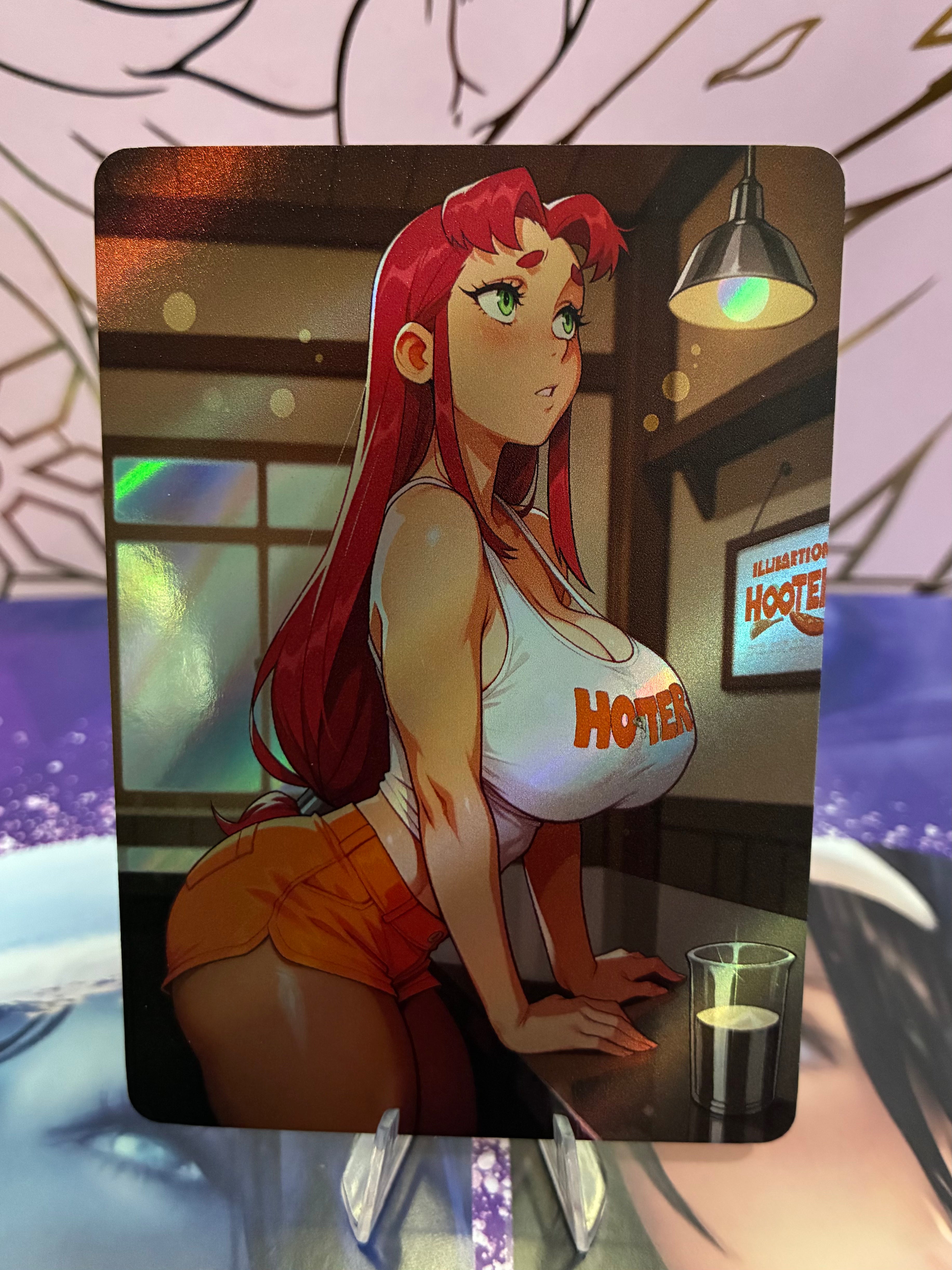 Star Flame Clocking In #01 Double Sided Card